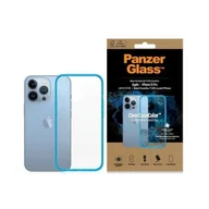 Etui i futerały do telefonów - Etui PanzerGlass ClearCase antybakteryjne z certyfikatem Military Grade na iPhone 13 Pro - przezroczysto-niebieskie - miniaturka - grafika 1