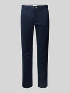 Spodnie męskie - Chinosy o kroju slim fit z wpuszczanymi kieszeniami - miniaturka - grafika 1