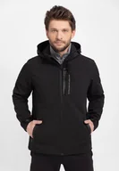 Kurtki męskie - Czarny softshell F-FORKE - miniaturka - grafika 1