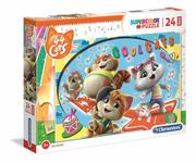 Puzzle - Clementoni Puzzle 24 Maxi 44 koty Cool cats - miniaturka - grafika 1