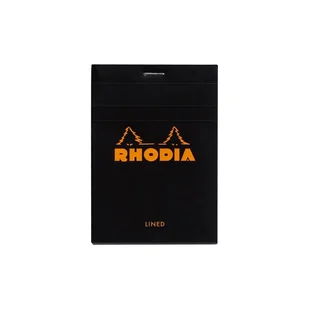 Blok Rhodia N°12 8,5x12 cm, linie, czarny - Notesy i bloczki - miniaturka - grafika 1