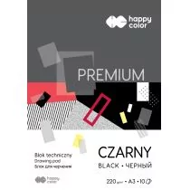 GDD Blok techniczny PREMIUM czarny A3 10 ark uszy 10 sztuk - Szkolne artykuły papiernicze - miniaturka - grafika 1