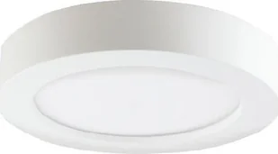 Lampa sufitowa Orno CITY LED 12W, oprawa downlight, natynkowa, okrągła, 780lm, 3000K, biała, wbudowany zasilacz LED,AD-OD-6057WLX3 - Lampy sufitowe - miniaturka - grafika 1