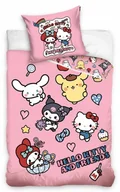 Pościel dla dzieci - Komplet pościeli Hello Kitty and Friends 160 x 200 cm - miniaturka - grafika 1