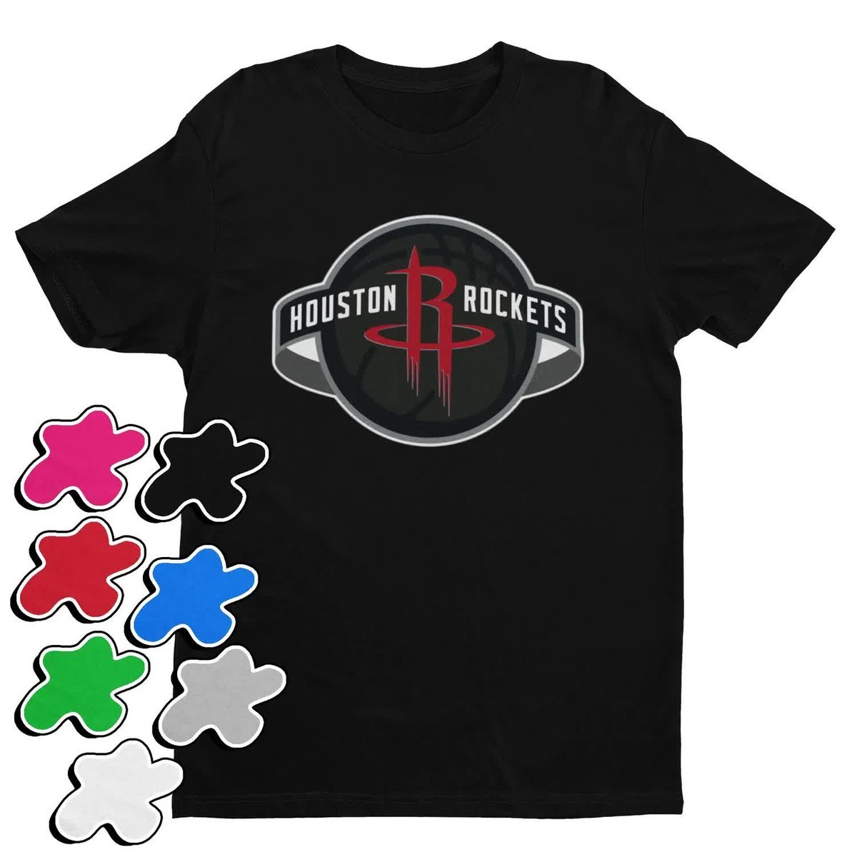 Koszulka T-Shirt Dziecięca Z Nadrukiem Houston Rockets Nba -S 122-134