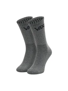 Zestaw 3 par wysokich skarpet męskich Vans Classic Crew Heather grey VN000XSEHTG1 - Skarpetki męskie - miniaturka - grafika 1