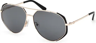 Guess GU00219 02A czarny matowy 59/13/140 Damskie okulary przeciwsłoneczne - Okulary przeciwsłoneczne - miniaturka - grafika 1