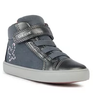 Buty dla dziewczynek - Sneakersy Geox B Gisli Girl B361MB 0SDNF C9002 M Dk Grey - miniaturka - grafika 1