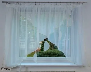 Firana Gotowa GRECJA 300x140 WOAL Firanka - Firany - miniaturka - grafika 1