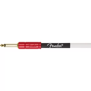 Fender John 5 Instrument Cable White and Red 10' - Inne akcesoria gitarowe - miniaturka - grafika 3