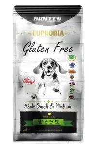BIOFEED Euphoria G-F psy SMALL&MID jagnięcina 12kg - Sucha karma dla psów - miniaturka - grafika 1