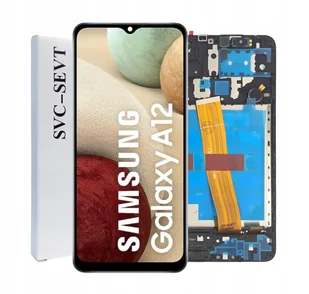 ORYGINAŁ WYŚWIETLACZ EKRAN LCD DO TELEFONU SAMSUNG GALAXY A12 RAMKA SM-A125 - Części serwisowe do telefonów - miniaturka - grafika 1