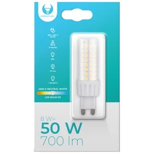 Forever Light Żarówka LED RTV003579 8W G9 RTV003579 - Halogeny - miniaturka - grafika 1