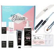 Zestawy do manicure i pedicure - ELISIUM Elisium Zestaw MAXI Flexy Gel z Formami Quick Shape Typu 1 - miniaturka - grafika 1