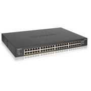 Switche - Netgear GS348PP Nie zarządzany Gigabit Ethernet (10/100/1000) Czarny Obsługa PoE, Przełącznik - miniaturka - grafika 1