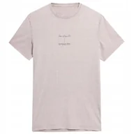 Koszulki męskie - 4F Koszulka Męska Ttshm296 Beż Rozmiar 3Xl - miniaturka - grafika 1