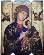 Ikony i obrazy sakralne - Ikona Matka Boża Nieustającej Pomocy (trójdzielna) 18x23 cm - miniaturka - grafika 1