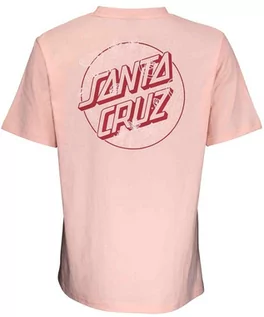 Koszulki sportowe męskie - koszulka SANTA CRUZ - Moonlight Variation T-Shirt Chalk Pink (CHALK PINK) rozmiar: 12 - Santa Cruz - grafika 1