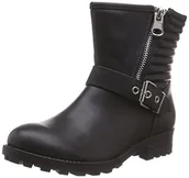 Botki damskie - Aldo Damskie skrzynki botki, Czarny czarny syntetyczny 96, 38.5 EU - miniaturka - grafika 1