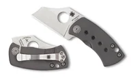 Noże - Nóż składany Spyderco McBee Gray Titanium, Stonewashed CTS XHP by Jonathan McNees (C236TIP) - miniaturka - grafika 1