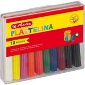 Masy plastyczne - Herlitz Plastelina 10 kolorów - miniaturka - grafika 1