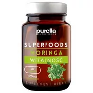 Suplementy diety - Purella Suplement diety - witalność - Moringa - 60 kapsułek - Purella - miniaturka - grafika 1