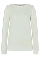 Bluzy damskie - Timezone Damska bluza Basic Sweater, Szary, XL - miniaturka - grafika 1