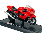 Samochody i pojazdy dla dzieci - MAISTO KAWASAKI NINJA ZX-14R CZERWONY 1:18 39300 - miniaturka - grafika 1
