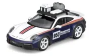 Samochody i pojazdy dla dzieci - Racing Porsche 911 Dakar Met. Blue 953 BBURAGO - miniaturka - grafika 1