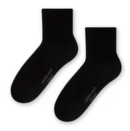 Skarpetki damskie - SKARPETY STEVEN 130 WEŁNA DAMSKIE (kolor granat, rozmiar 35-37) - miniaturka - grafika 1