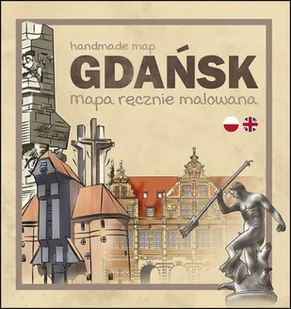 Gdańsk Mapa ręcznie malowana - Atlasy i mapy - miniaturka - grafika 1