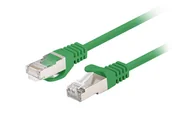 Pozostałe akcesoria sieciowe - Lanberg, Patchcord KAT.6 FTP 1m Fluke Passed, zielony, 10-pack - miniaturka - grafika 1
