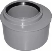 Odwodnienia, kanały i akcesoria - Magnaplast Redukcja kanalizacji wewnętrznej krótka 160/110 HTR szara - miniaturka - grafika 1