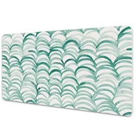 Podkładki na biurko - Podkładka na biurko z nadrukiem Motyw rybiej łuski 90x45 cm - miniaturka - grafika 1