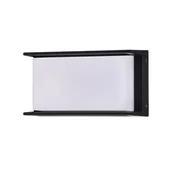 Lampy ogrodowe - Kinkiet zewnętrzny KOBE czarny 1xE27 - miniaturka - grafika 1