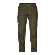 Odzież trekkingowa damska - Damskie spodnie trekkingowe Fjallraven Karla Pro Trousers dark olive  - 36 - miniaturka - grafika 1