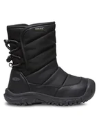 Buty dla chłopców - Keen Śniegowce Puffrider Wp 1028022-10 Czarny - miniaturka - grafika 1