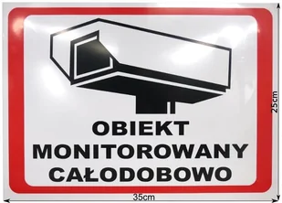 TABLICA OBIEKT MONITOROWANY 6586 - Akcesoria do monitoringu - miniaturka - grafika 1
