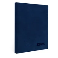 Kalendarze - Kalendarz KSIĄŻKOWY na rok 2025 NIEBIESKI 144 strony - miniaturka - grafika 1