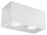 Lampy sufitowe - Biały prostokątny plafon LED - EX509 D3-E09 - miniaturka - grafika 1