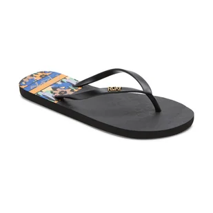 Damskie Japonki ROXY VIVA PRINTED J SNDL ARJL100950-BK5 – Czarny - Klapki i japonki damskie - miniaturka - grafika 1
