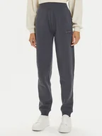 Spodnie sportowe damskie - Calvin Klein Jeans Spodnie dresowe Monologo J20J223590 Szary Relaxed Fit - miniaturka - grafika 1