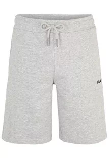 FILA Męskie spodenki dresowe BLEHEN Light Grey Melange, L, jasnoszary melanżowy, L - Spodenki męskie - miniaturka - grafika 1