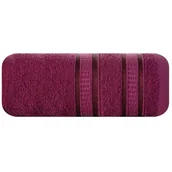 Ręczniki - Eurofirany B.B. CHOCZYŃSCY SPÓŁKA JAWNA Ręcznik Kąpielowy Mila (13) 70 x 140 Amarantowy 1217706 - miniaturka - grafika 1