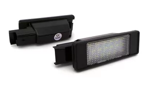 Peugeot, Citroen, Fiat, VW lampki tablicy rejestracyjnej LED 2szt - Oświetlenie samochodowe - akcesoria - miniaturka - grafika 1