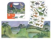 Układanki dla dzieci - Egmont magnetyczna układanka w teczce Dinozaury - miniaturka - grafika 1