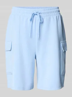 Szorty z dzianiny dresowej o kroju relaxed fit z kieszeniami cargo - Spodenki damskie Szorty z dzianiny dresowej o kroju relaxed fit z kieszeniami cargo - Spodenki damskie - miniaturka - grafika 1