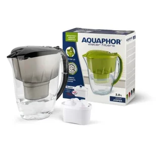 Aquaphor Jasper 2,8L Czarny - Dzbanki filtrujące - miniaturka - grafika 1