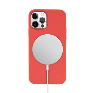 Crong Color Cover Magnetic - Etui iPhone 12 Pro Max MagSafe (czerwony) - Etui i futerały do telefonów - miniaturka - grafika 2