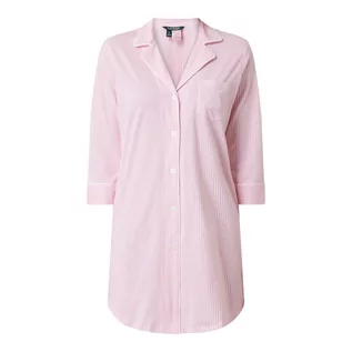Piżamy damskie - Koszula nocna ze wzorem w grochy - Lauren Ralph Lauren - grafika 1